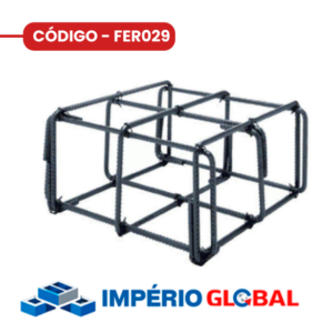 Sapata 60 x 60 x 20 6F 3/8
