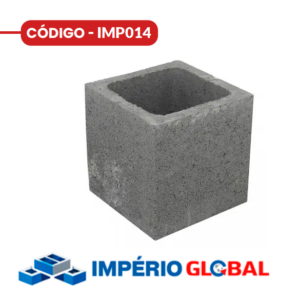 Meio Bloco de Concreto 14 x 19 x 39